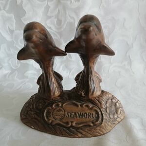 Brown Dolphin Sculpture